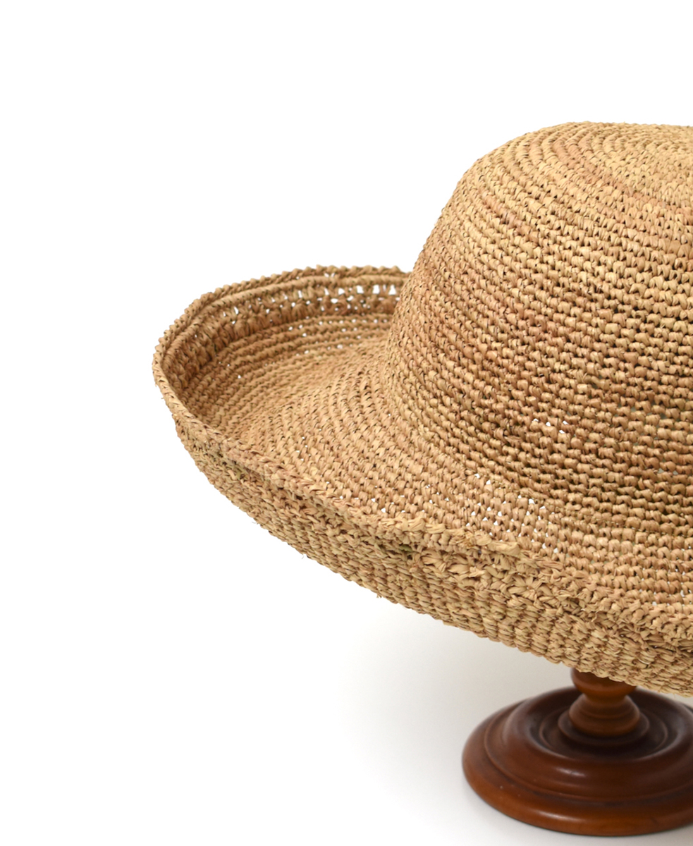 ●ANMDS2312 (帽子) RAFFIA HAT BRIM 12cm