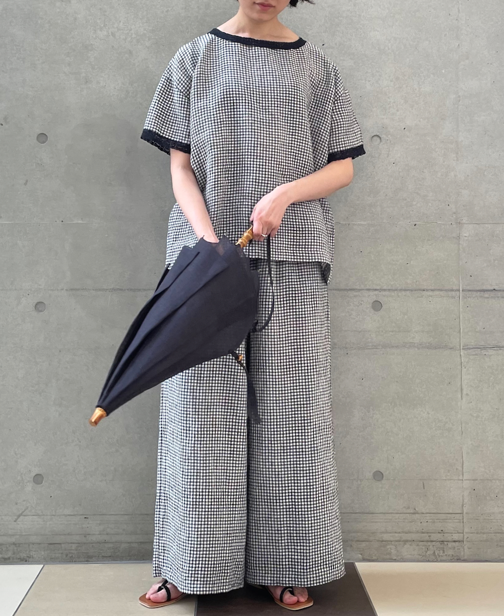 ONMDS2301 (日傘) PARASOL WITH BAMBOO HANDLE 47cm