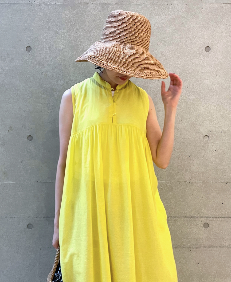 ●ANMDS2312 (帽子) RAFFIA HAT BRIM 12cm