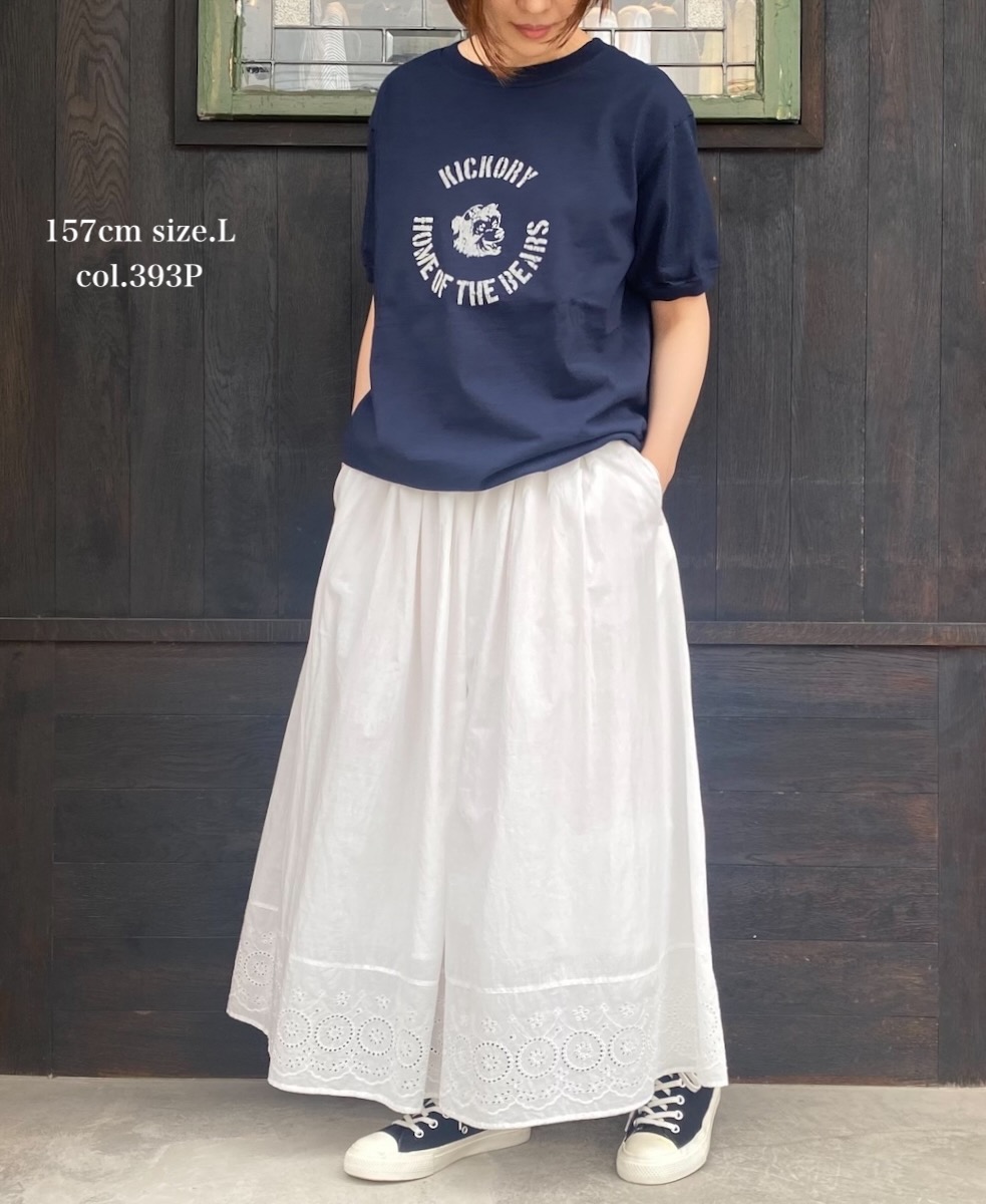 NGT9801 0734 (Tシャツ) 7.2oz "BEAR" CREW-NECK S/SL TEE CUFF AND HEM RIB