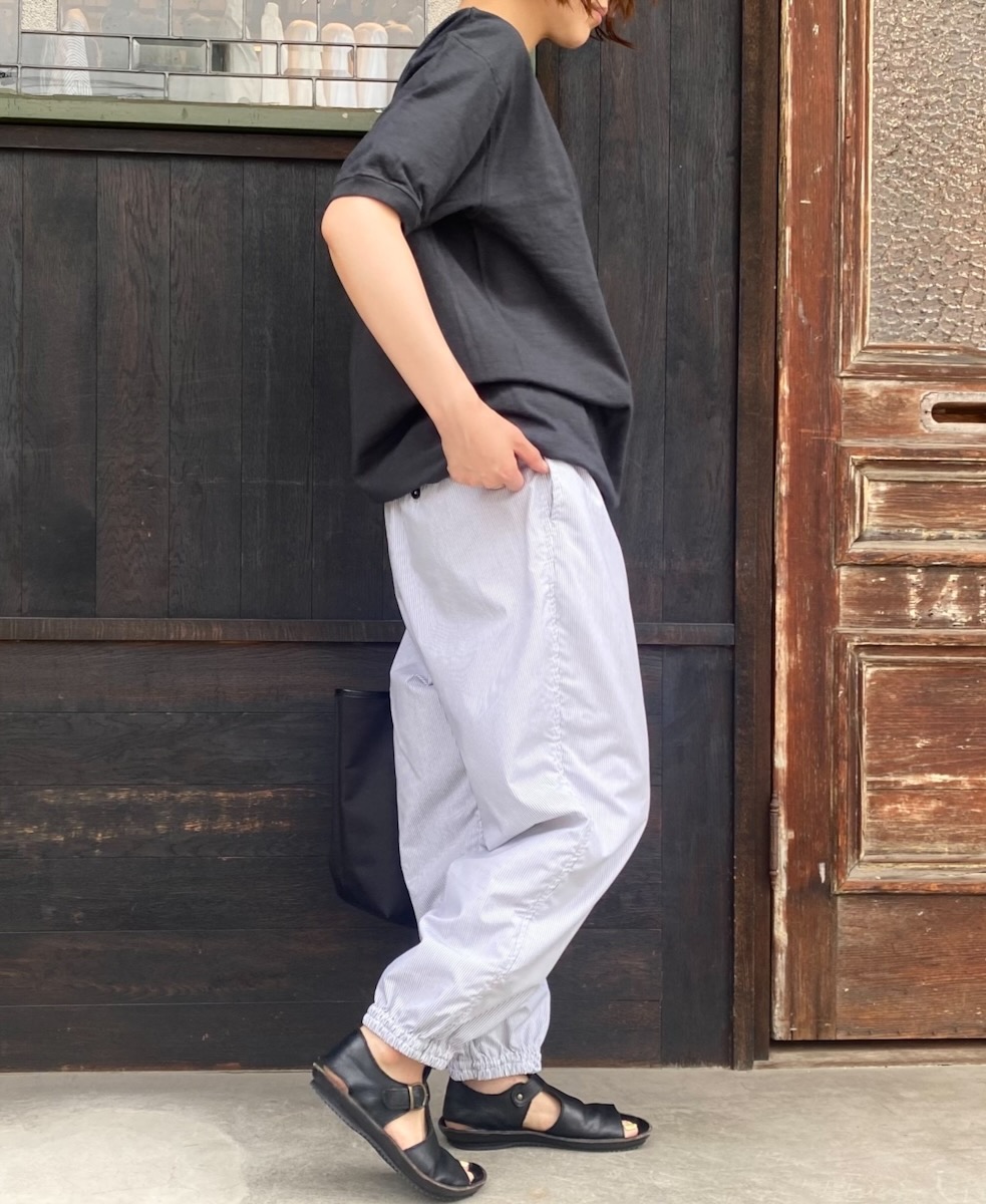 NVL2011MSW (パンツ) COTTON MINI STRIPE EASY PANTS