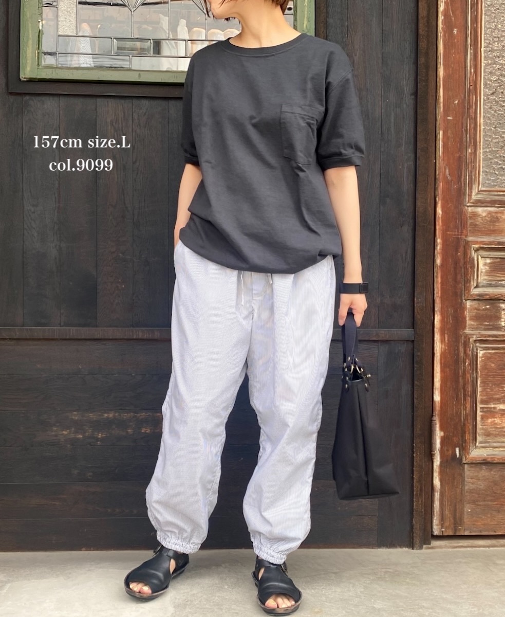 NVL2011MSW (パンツ) COTTON MINI STRIPE EASY PANTS