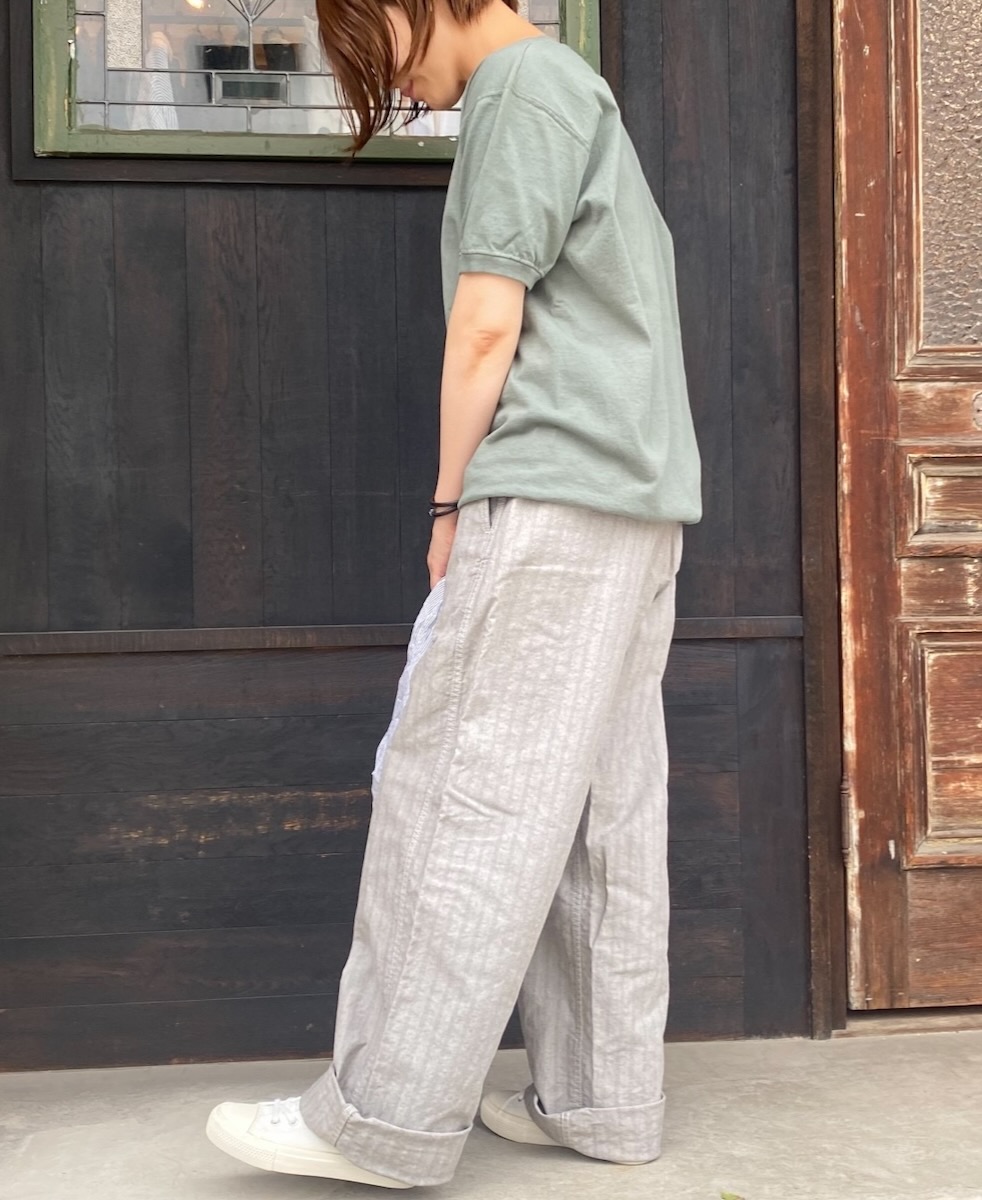 NGT9801 0734 (Tシャツ) 7.2oz "BEAR" CREW-NECK S/SL TEE CUFF AND HEM RIB