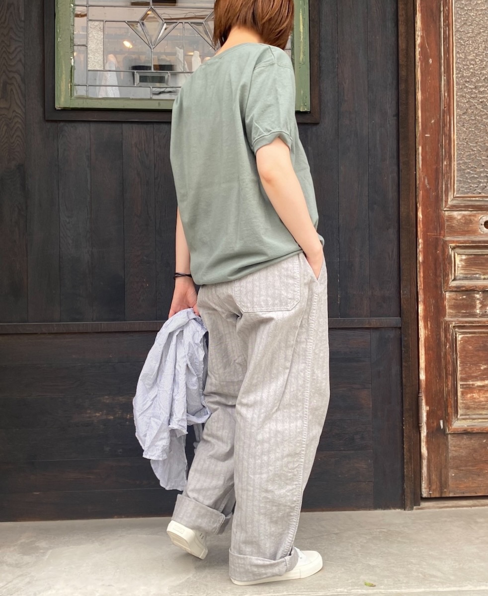 NGT9801 0734 (Tシャツ) 7.2oz "BEAR" CREW-NECK S/SL TEE CUFF AND HEM RIB