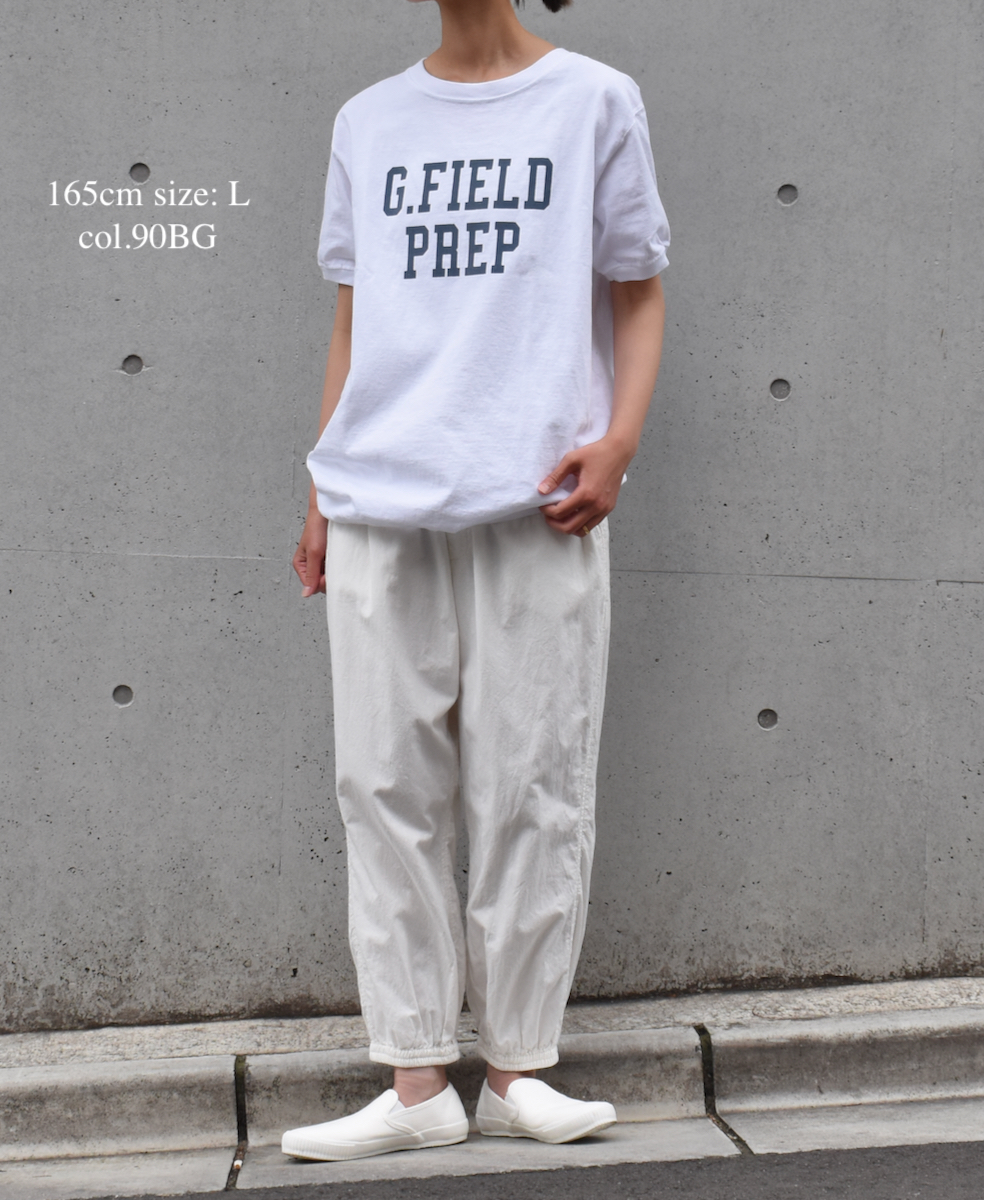 NGT9801 2624 (Tシャツ) "GF PREP" 7.2oz CREW-NECK S/SL TEE CUFF & HEM RIB