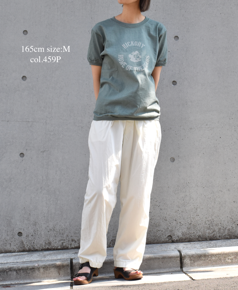 NGT9801 0734 (Tシャツ) 7.2oz "BEAR" CREW-NECK S/SL TEE CUFF AND HEM RIB