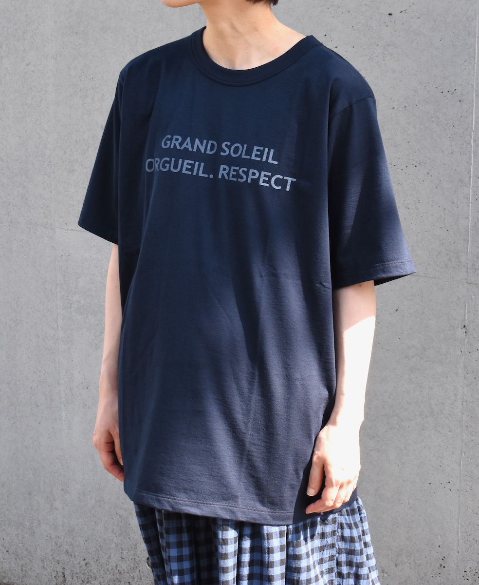 NFA1802P36 (Tシャツ) "GRAND SOLEIL" 4.4oz COTTO JERSEY CREW-NECK OVERSIZED S/SL PRINT T-SHIRT