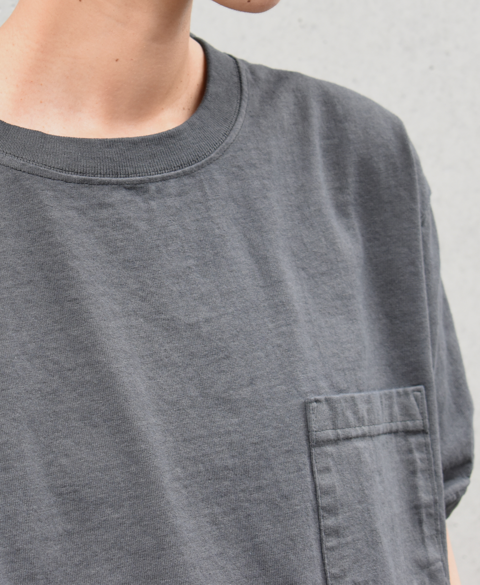 NGT9801P (Tシャツ) CREW NECK S/SL POCKET-T CUFF AND HEM RIB│