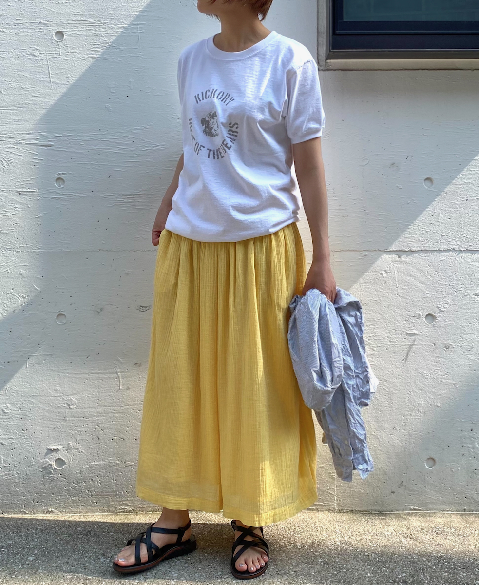 NGT9801 0734 (Tシャツ) 7.2oz "BEAR" CREW-NECK S/SL TEE CUFF AND HEM RIB