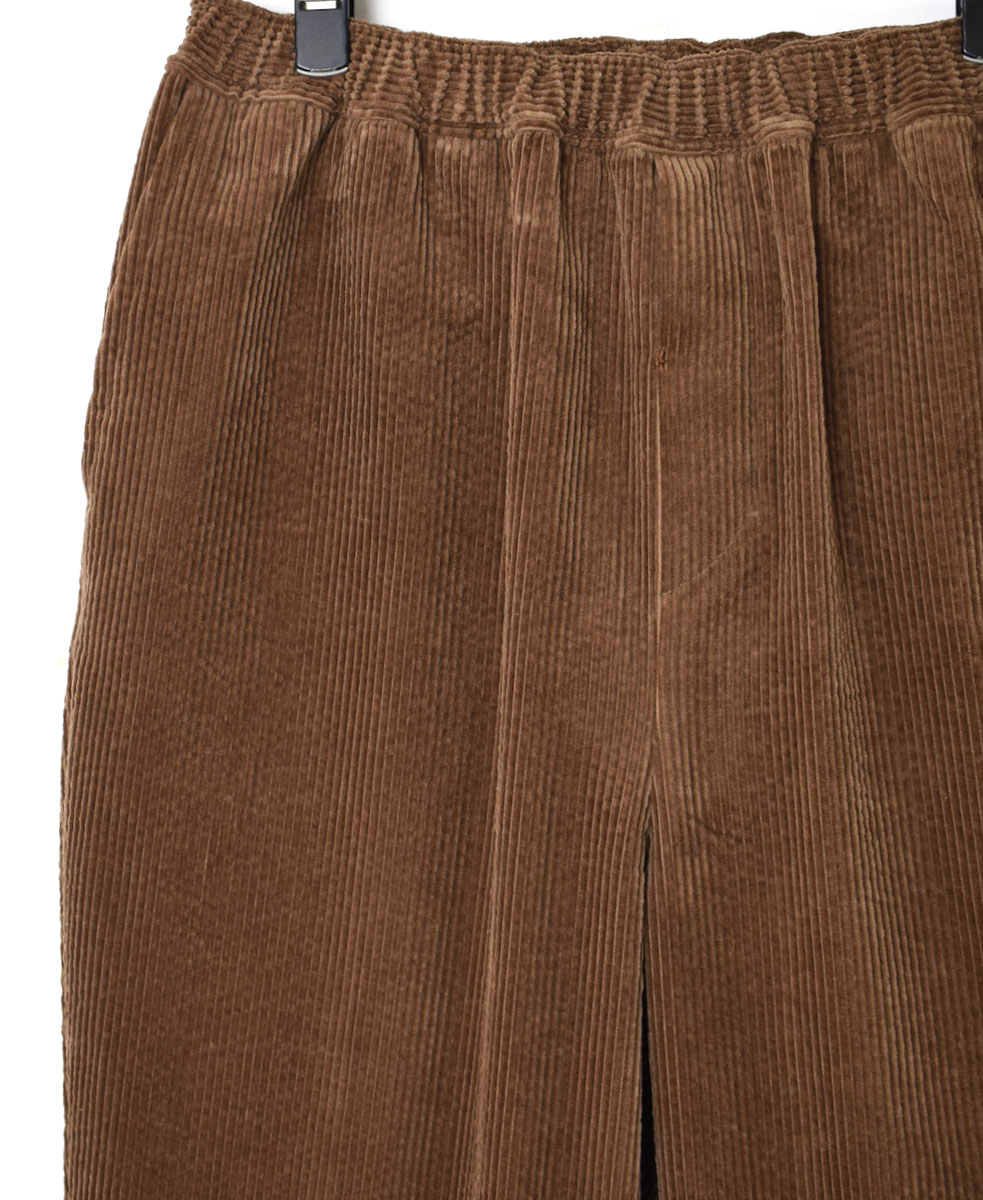 GNMDS2101CR (パンツ) TROUSERS/8WALE CORDUROY EASY TAPERED PANTS
