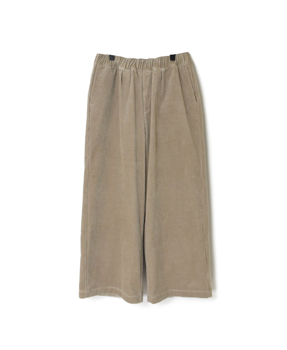 GNMDS2052CR (パンツ) TROUSERS/8WALE CORDUROY EASY WIDE PANTS