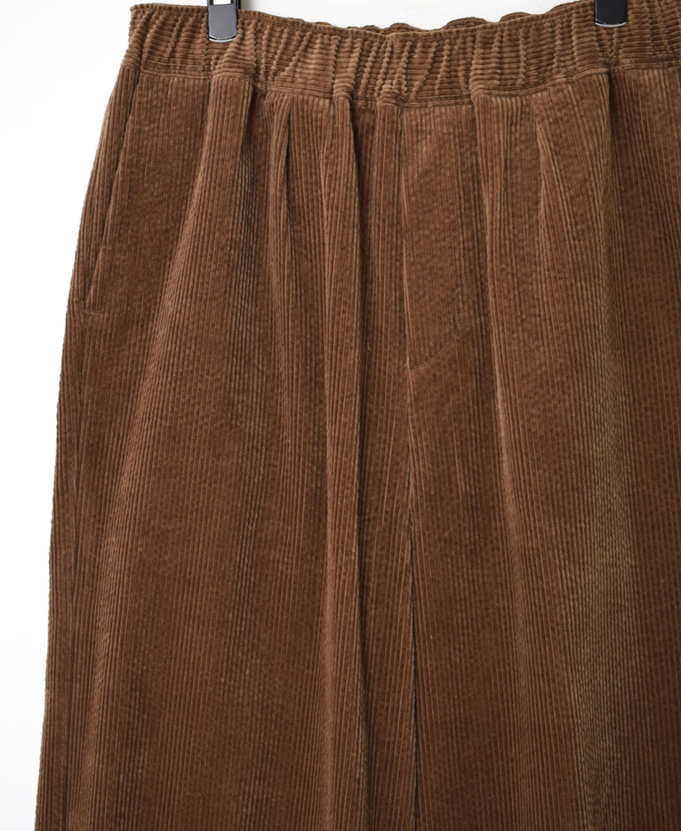 GNMDS2052CR (パンツ) TROUSERS/8WALE CORDUROY EASY WIDE PANTS
