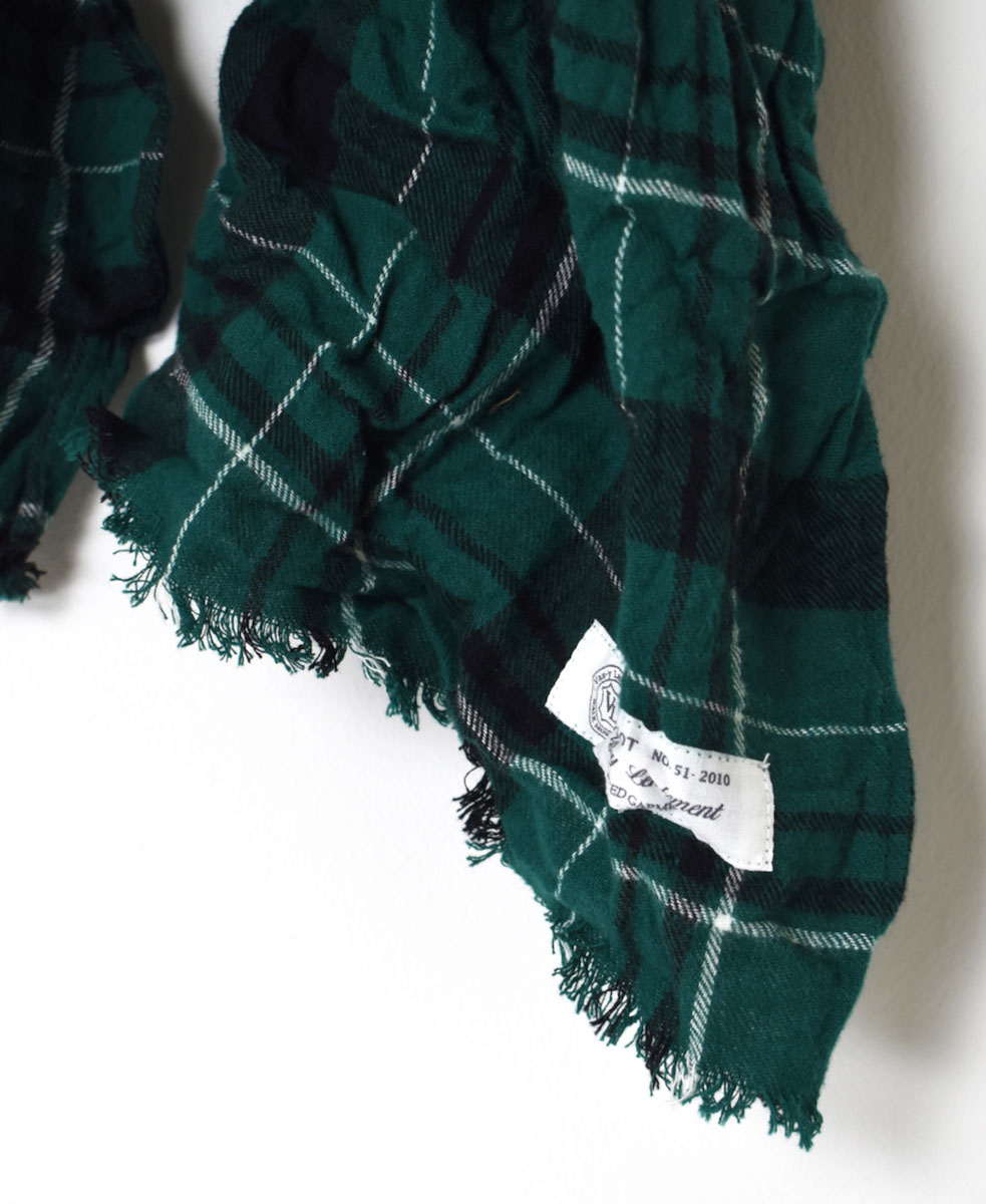NVL2312FCW (ストール) COTTON FLANNEL CHECK STOLE
