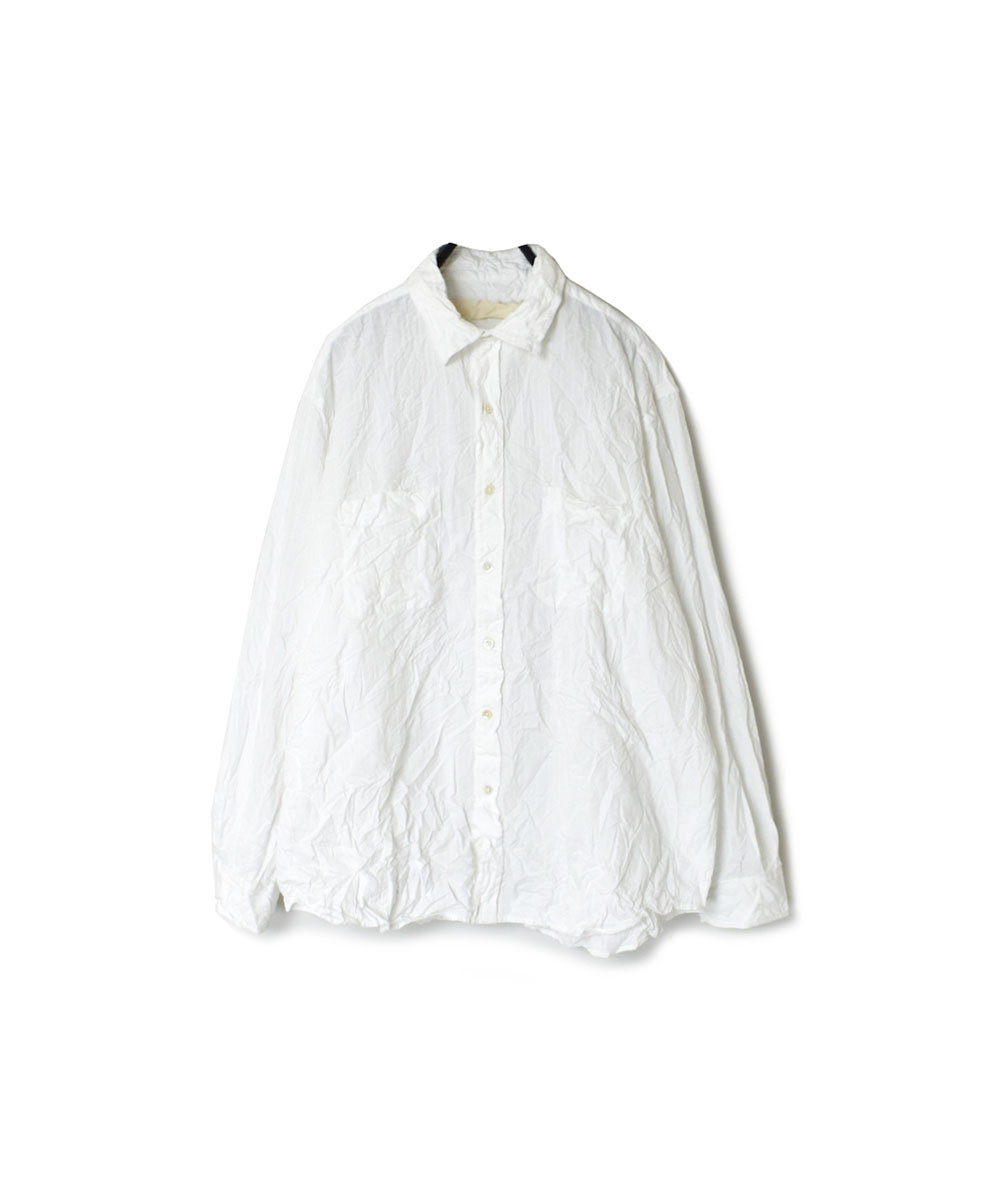 NVL1861DSW (シャツ) 40’S POPLIN DOBIE STRIPE REGULAR COLLAR L/SL OVERSIZED SHIRT