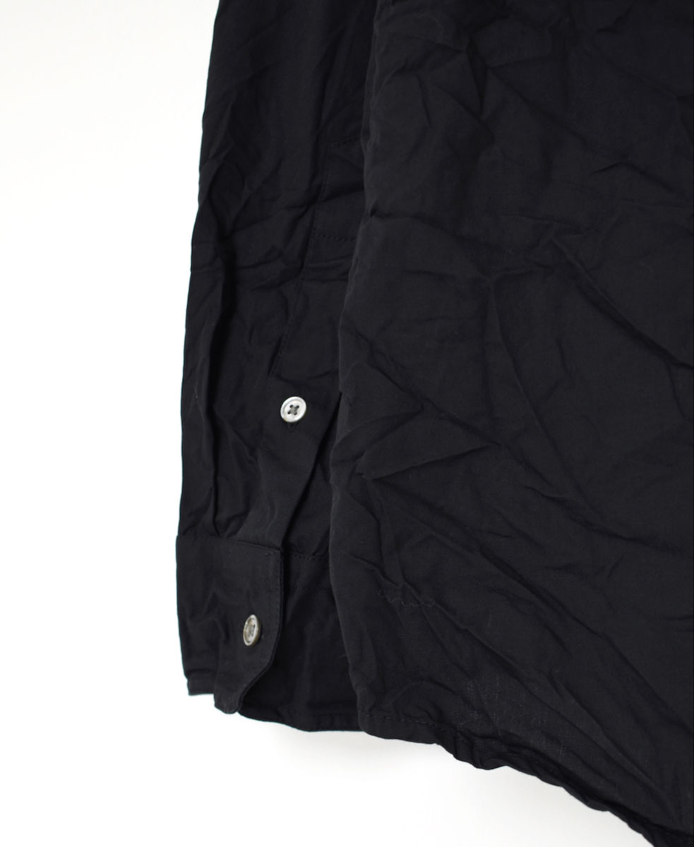 NVL2311W (シャツ) 40'S ORGANIC POPLIN CREW-NECK L/SL OVERSIZED SHIRT