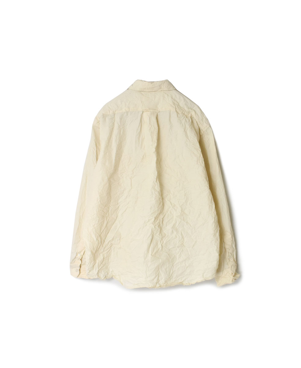 NVL1861W (シャツ) 40'S ORGANIC POPLIN REGULAR COLLAR L/SL OVERSIZED SHIRT