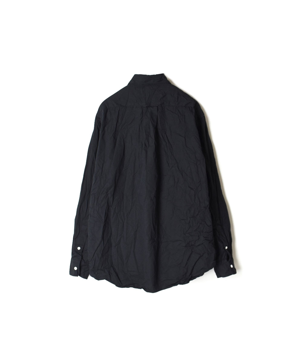 NVL1861W (シャツ) 40'S ORGANIC POPLIN REGULAR COLLAR L/SL OVERSIZED SHIRT
