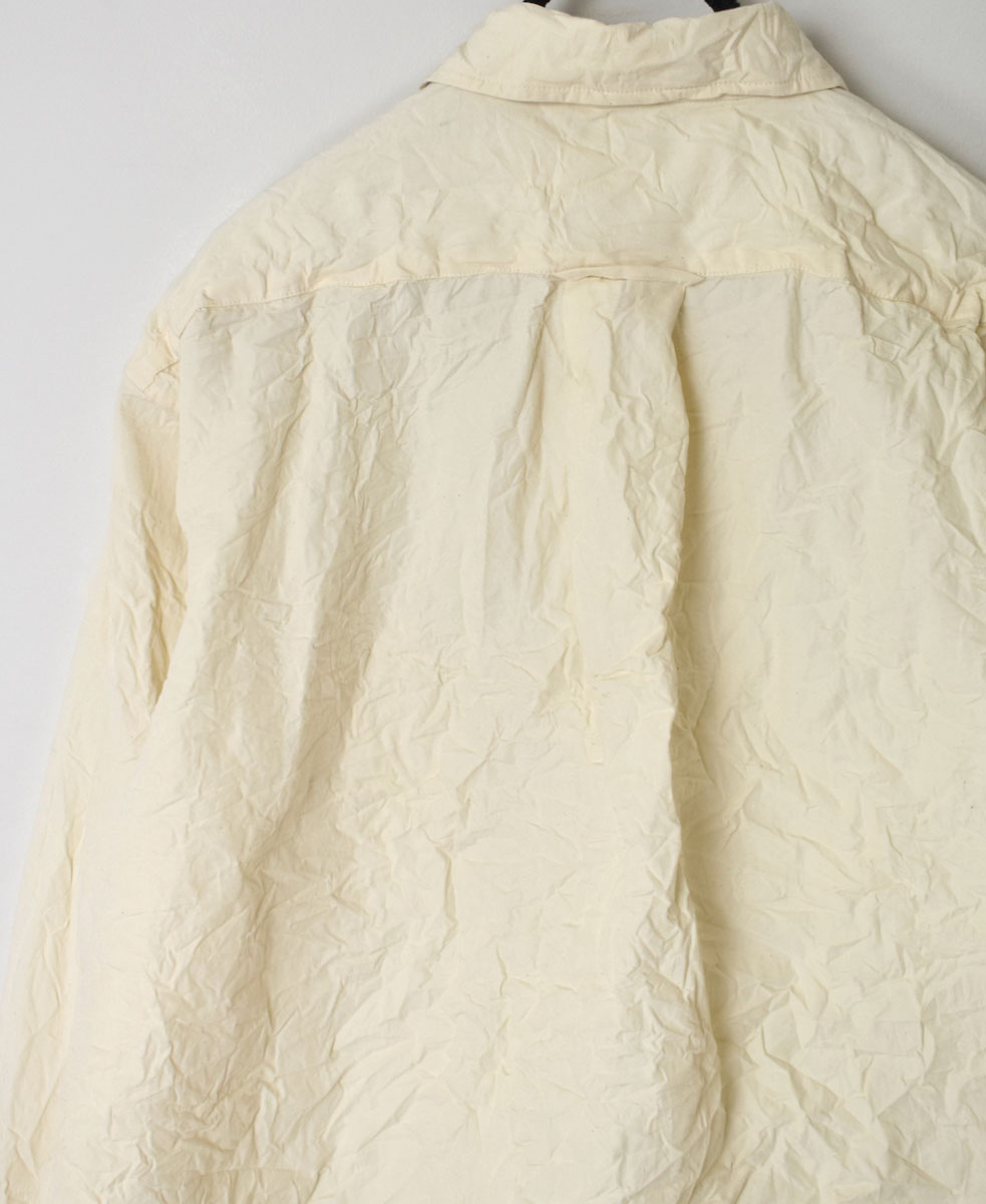 NVL1861W (シャツ) 40'S ORGANIC POPLIN REGULAR COLLAR L/SL OVERSIZED SHIRT