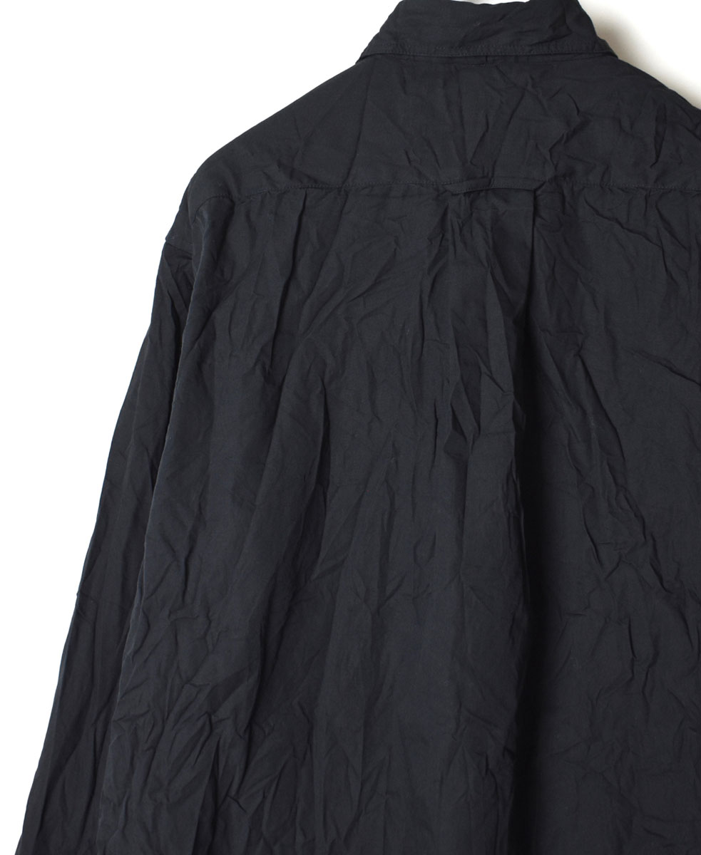 NVL1861W (シャツ) 40'S ORGANIC POPLIN REGULAR COLLAR L/SL OVERSIZED SHIRT