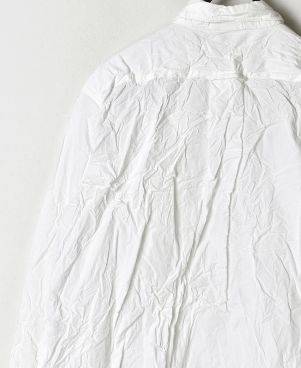 NVL1861W (シャツ) 40'S ORGANIC POPLIN REGULAR COLLAR L/SL OVERSIZED SHIRT