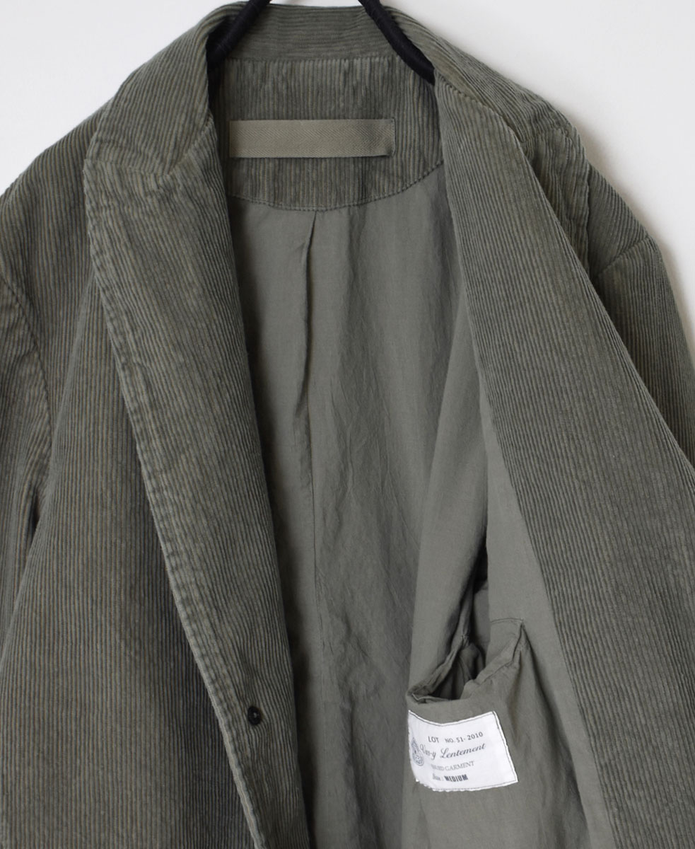 NVL1301C9D (ジャケット)  9WALE CORDUROY/60'S ORGANIC CAMBRIC MEN'S SIDE VENTS TAILORED JACET