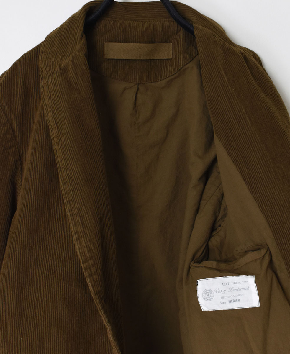 NVL1301C9D (ジャケット)  9WALE CORDUROY/60'S ORGANIC CAMBRIC MEN'S SIDE VENTS TAILORED JACET