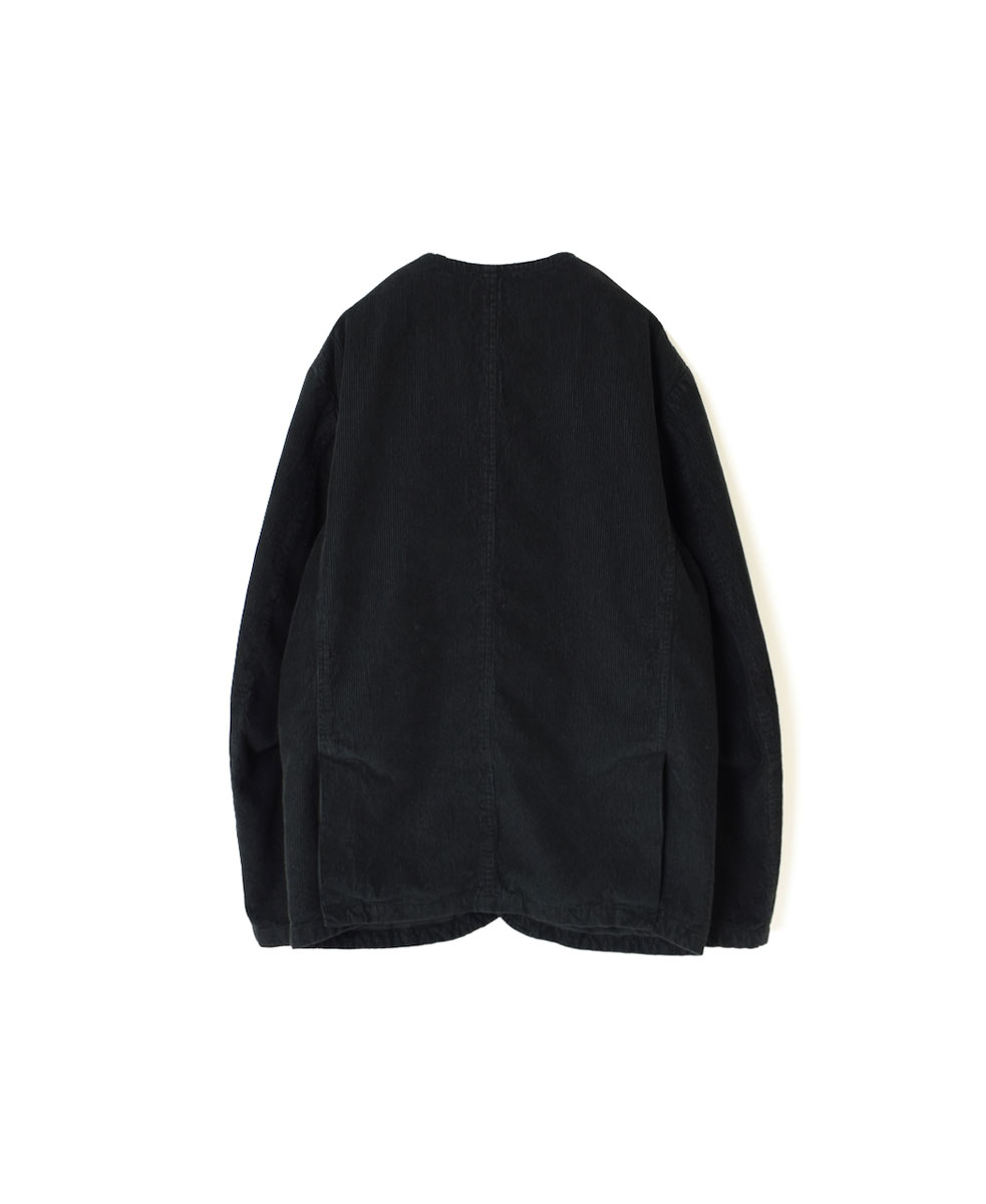 NVL1751C9D (ジャケット) 9WALE CORDUROY/60'S ORGANIC CAMBRIC MEN'S SIDE VENTS NO COLLAR JACET