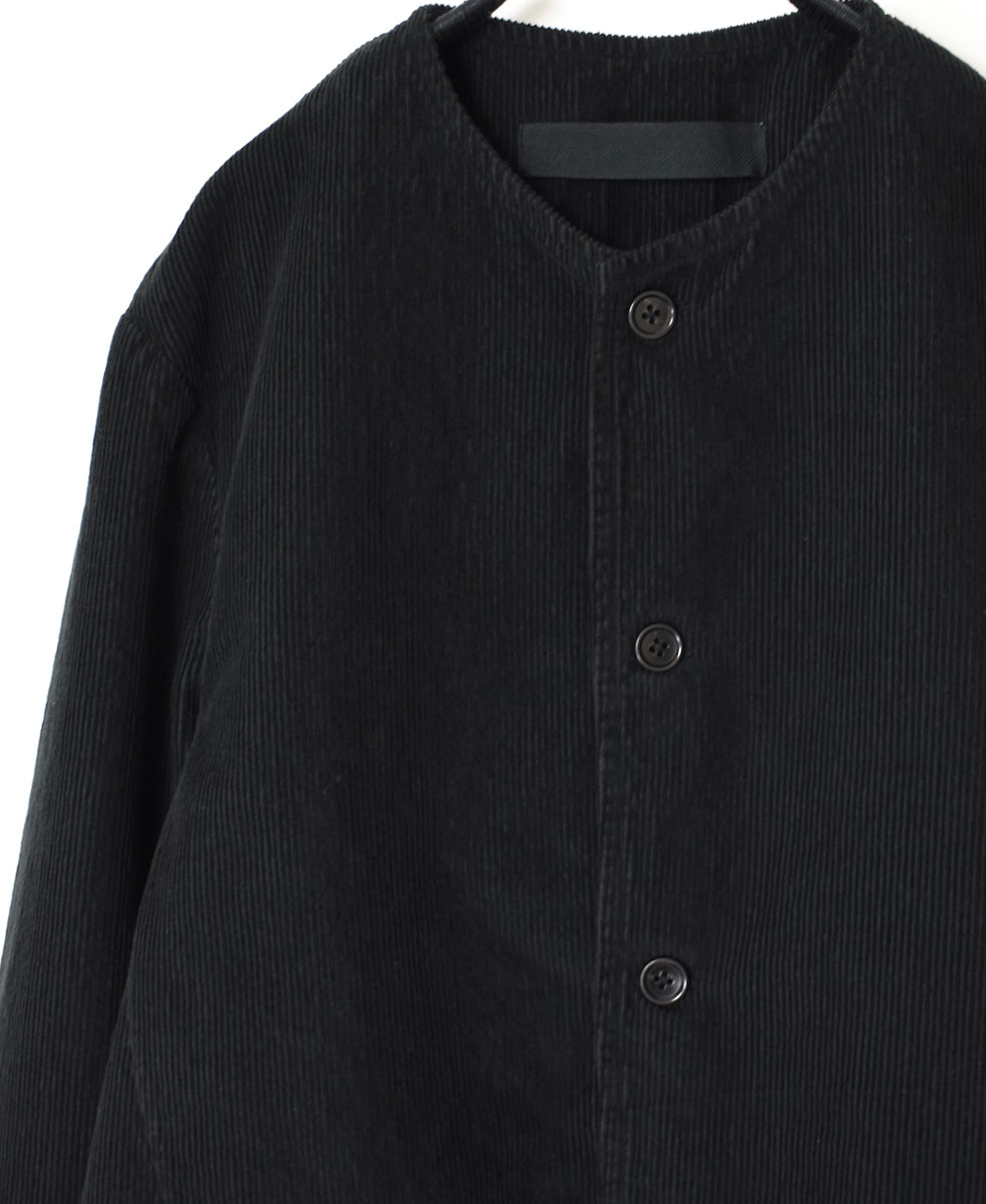 NVL1751C9D (ジャケット) 9WALE CORDUROY/60'S ORGANIC CAMBRIC MEN'S SIDE VENTS NO COLLAR JACET