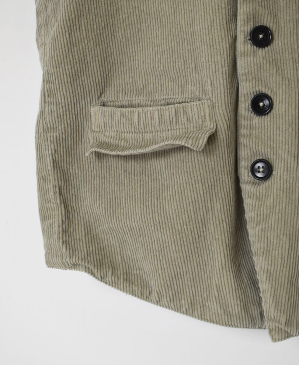 NVL2151C9D (ベスト) 9WALE CORDUROY/60'S ORGANIC CAMBRIC VEST
