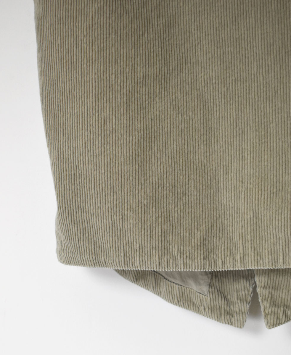 NVL2151C9D (ベスト) 9WALE CORDUROY/60'S ORGANIC CAMBRIC VEST