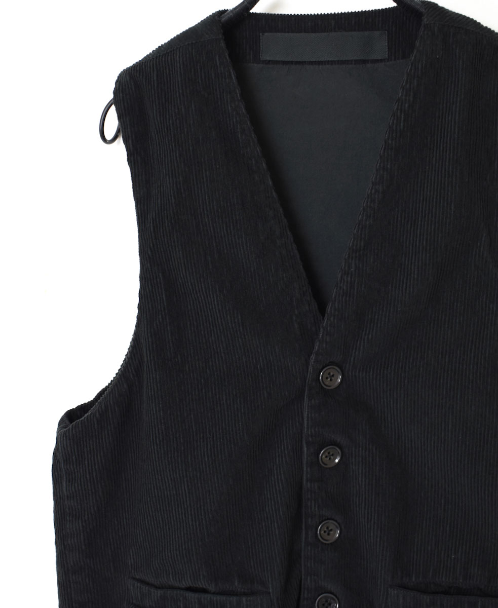NVL2151C9D (ベスト) 9WALE CORDUROY/60'S ORGANIC CAMBRIC VEST