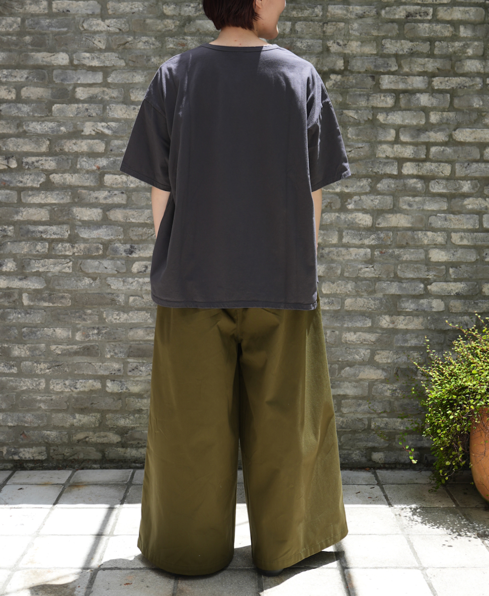 GNMDS2062 (パンツ) COTTON WIDE EASY PANTS