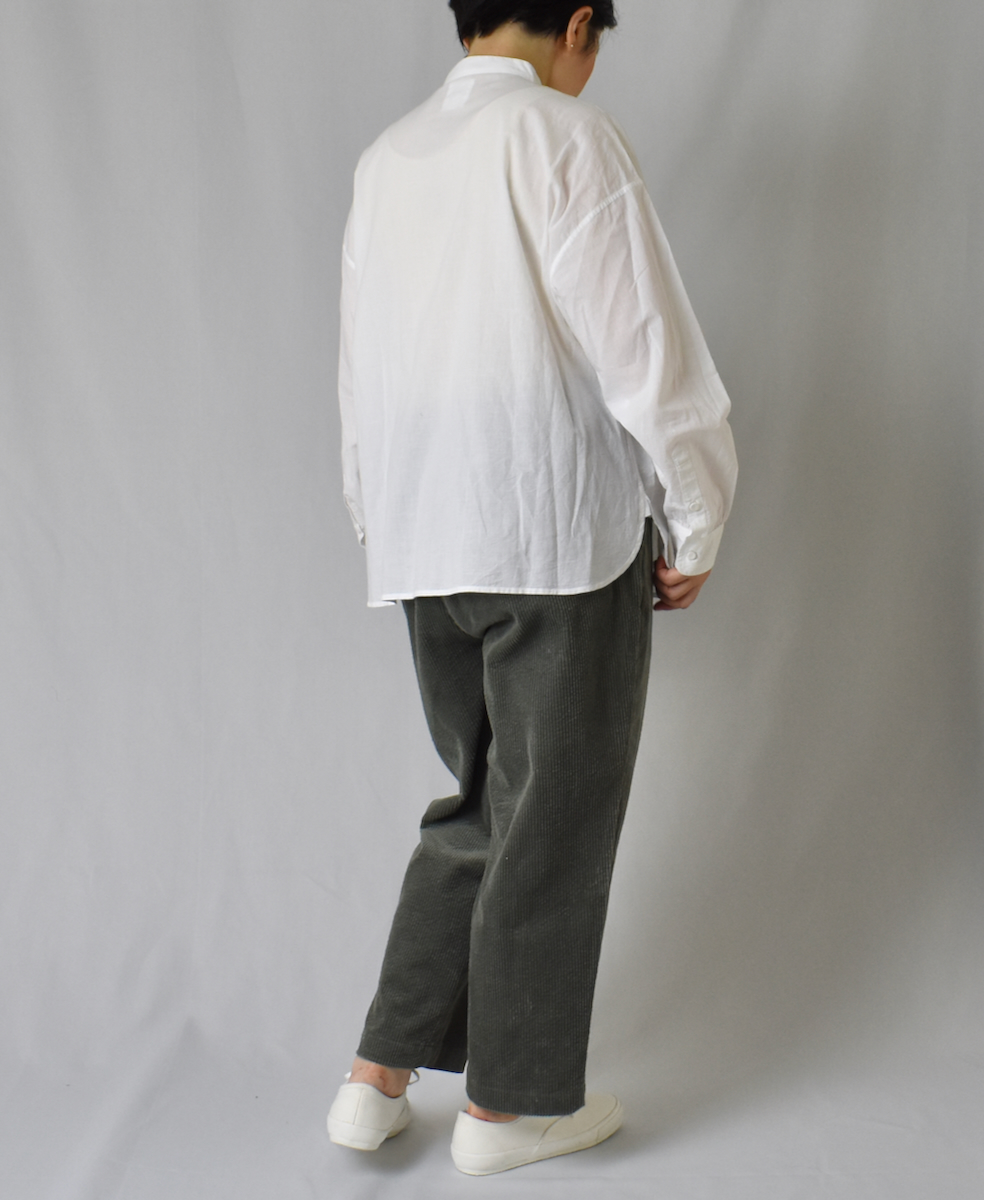 GNMDS2101CR (パンツ) TROUSERS/8WALE CORDUROY EASY TAPERED PANTS