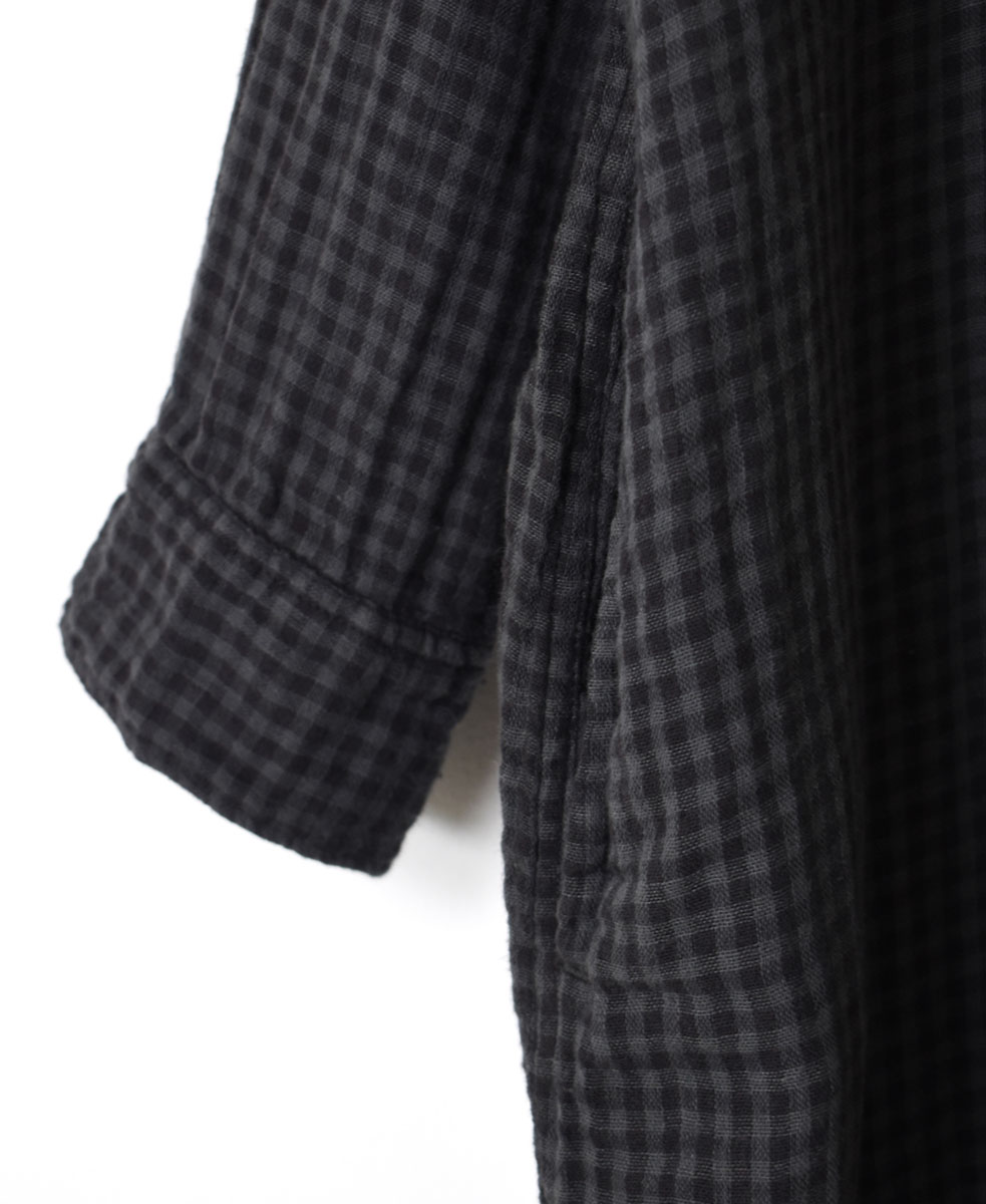 INAM2351DGD (ロングシャツ) DOUBLE GAUZE OVER DYED SMALL