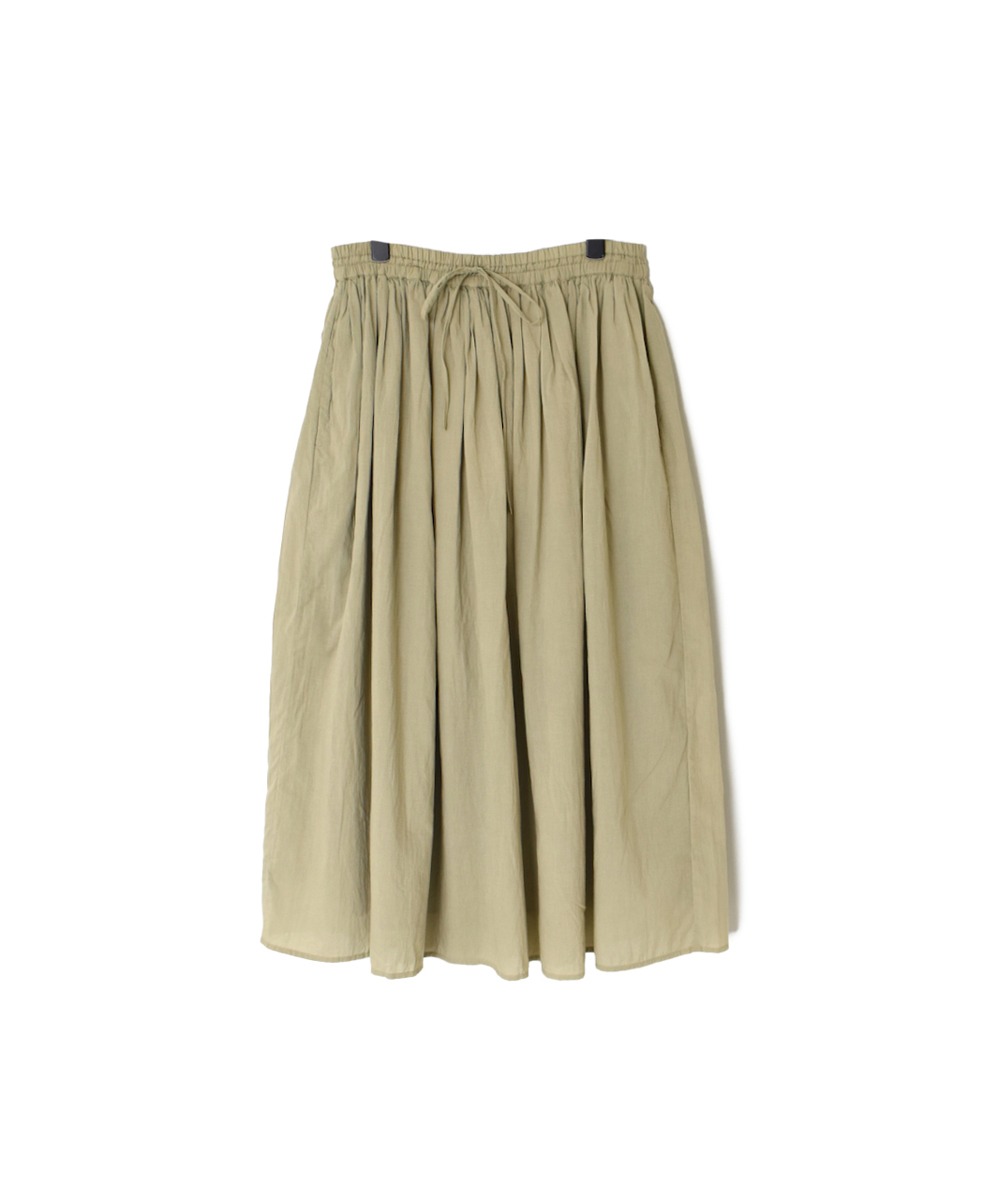 NSL23554 (スカート) 60’S CAMBRIC PLAIN GATHERD SKIRT