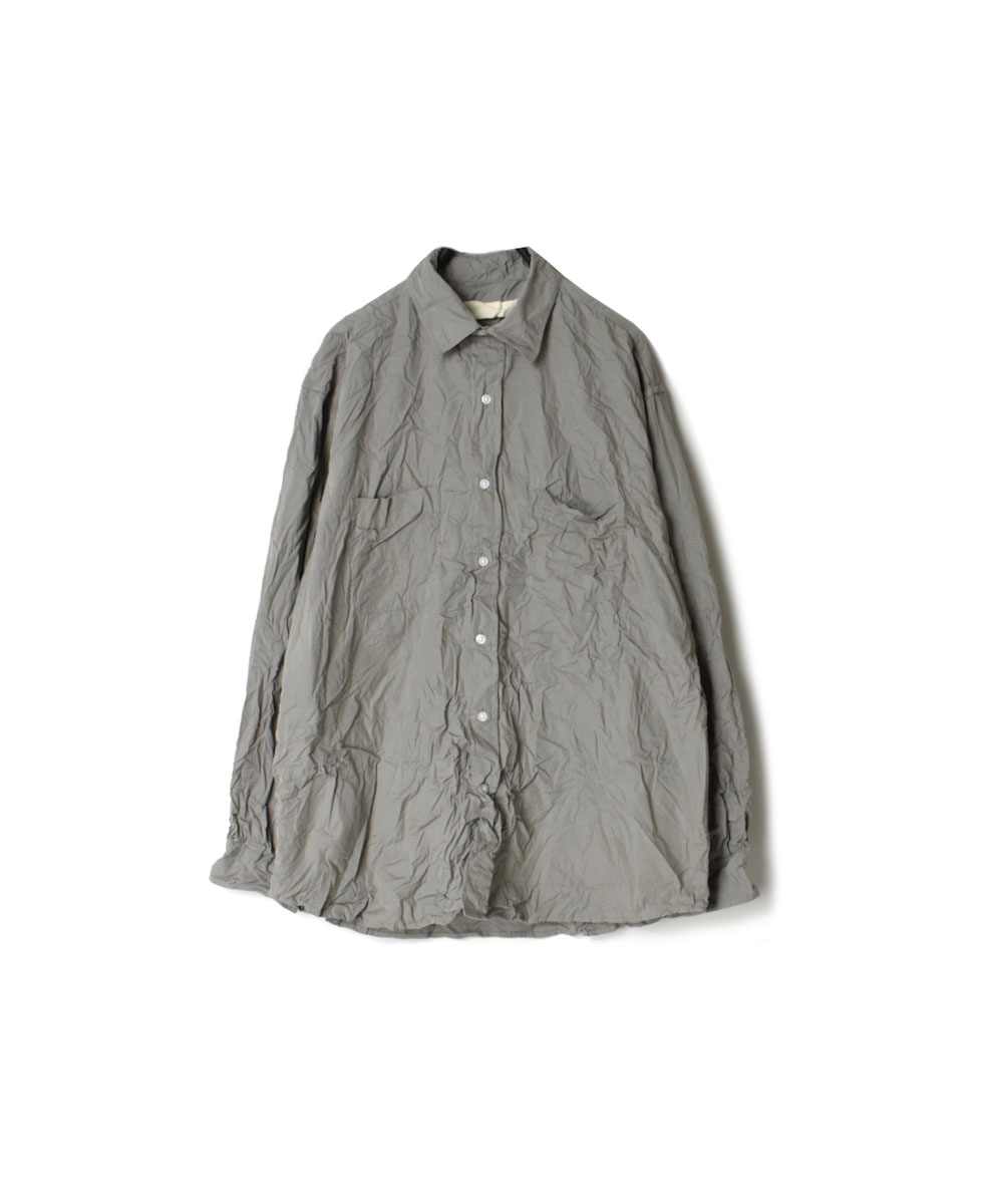 NVL1861W (シャツ) 40'S ORGANIC POPLIN REGULAR COLLAR L/SL OVERSIZED SHIRT