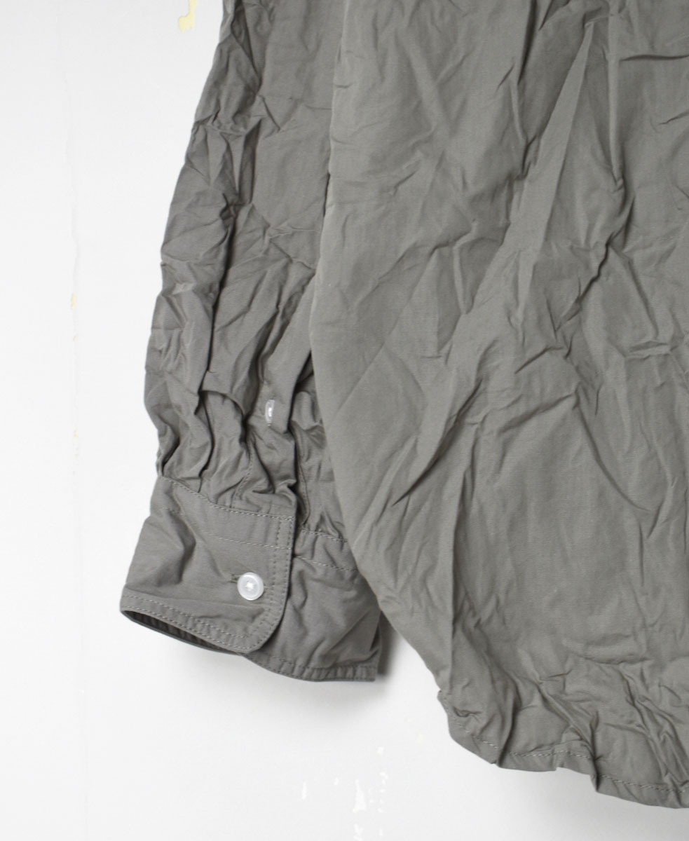 NVL1861W (シャツ) 40'S ORGANIC POPLIN REGULAR COLLAR L/SL OVERSIZED SHIRT