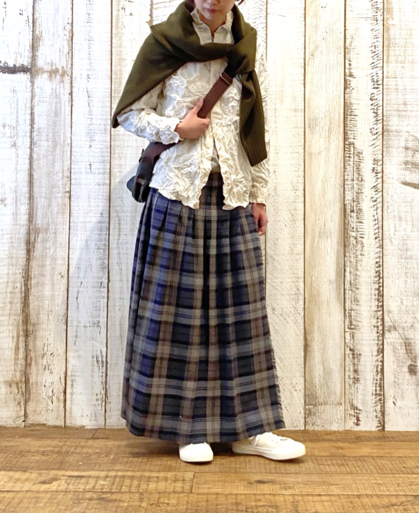 NVL1861W (シャツ) 40'S ORGANIC POPLIN REGULAR COLLAR L/SL OVERSIZED SHIRT