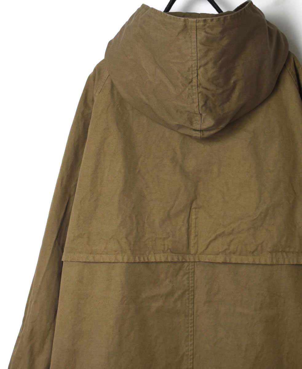 NHT2151DT (コート) HEAVY WEIGHT COTTON TWILL OVERDYE HOODED COAT