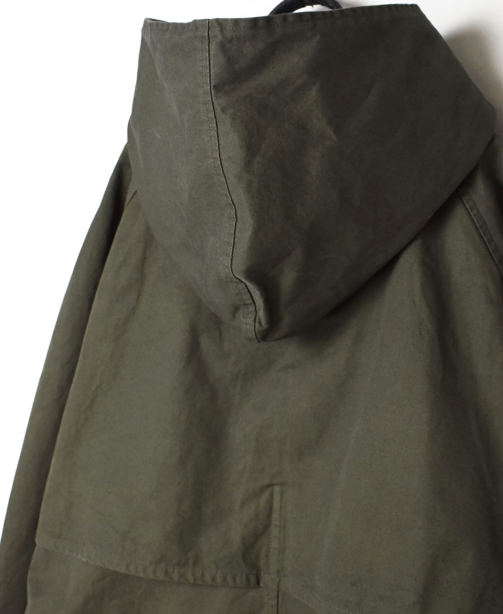 NHT2151DT (コート) HEAVY WEIGHT COTTON TWILL OVERDYE HOODED COAT