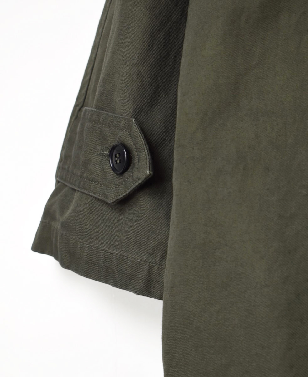 NHT2151DT (コート) HEAVY WEIGHT COTTON TWILL OVERDYE HOODED COAT
