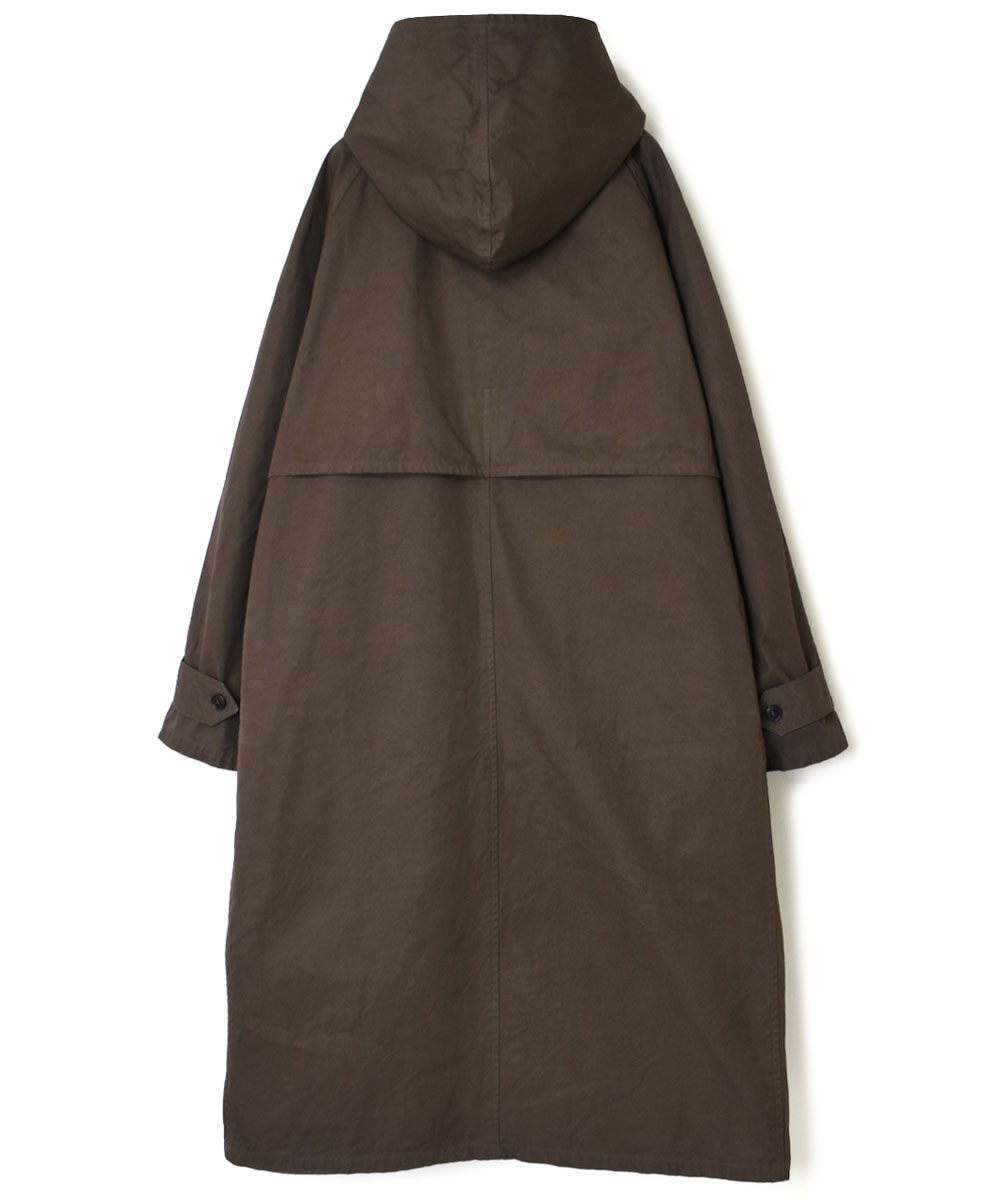 NHT2151DT (コート) HEAVY WEIGHT COTTON TWILL OVERDYE HOODED COAT
