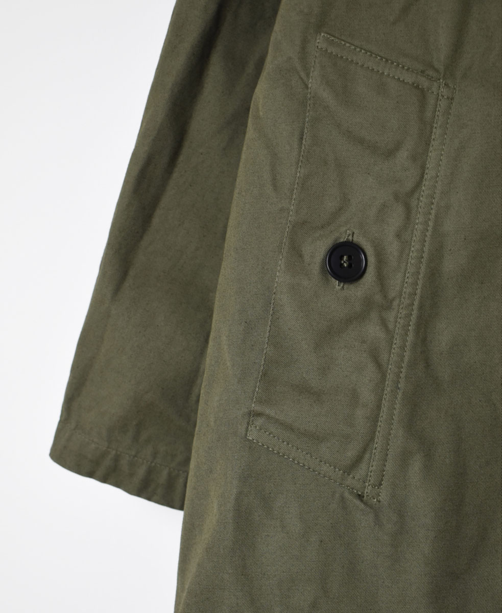 NHT2352DT (コート) HEAVY WEIGHT COTTON TWILL OVERDYE BALMACAAN SHORT COAT