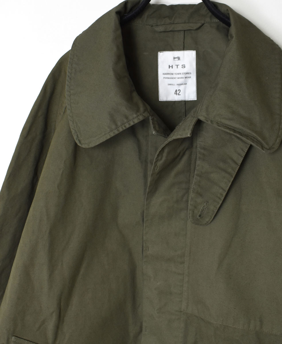 NHT2352DT (コート) HEAVY WEIGHT COTTON TWILL OVERDYE BALMACAAN SHORT COAT
