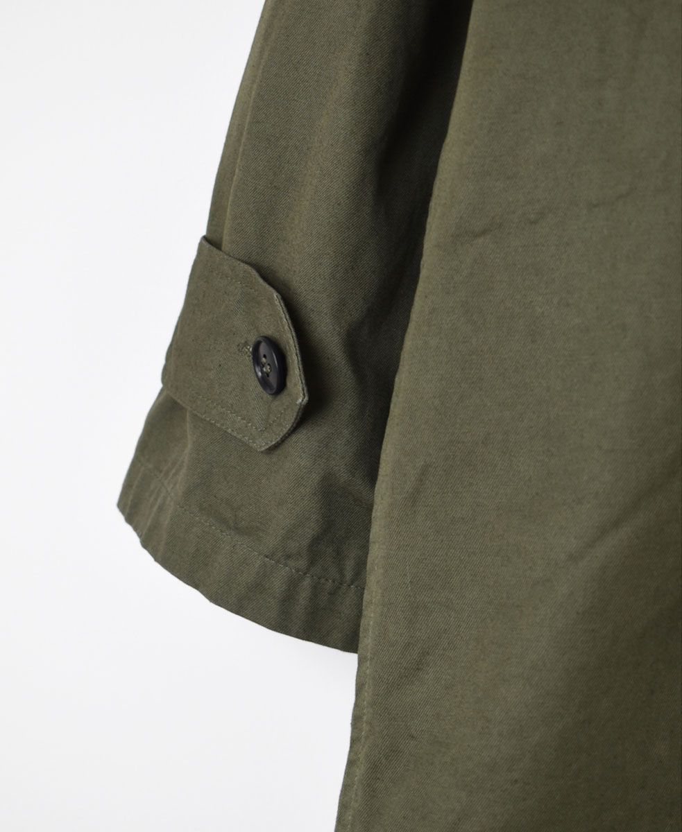 NHT2352DT (コート) HEAVY WEIGHT COTTON TWILL OVERDYE BALMACAAN SHORT COAT