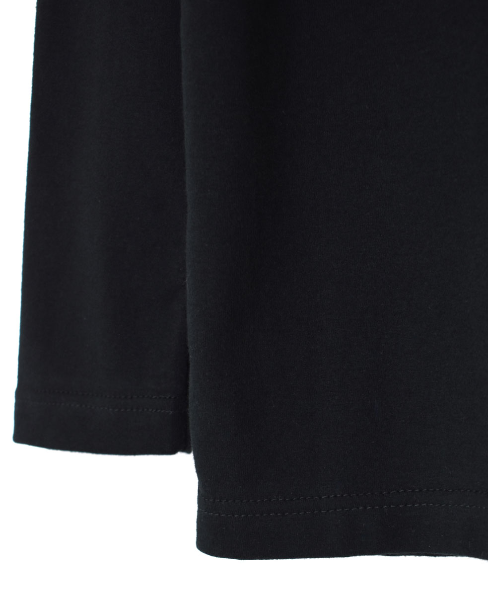 GNSL23862 (Tシャツ) 40/1 HIGH GAUGE COTTON RIB CREW-NECK L/SL T-SHIRT