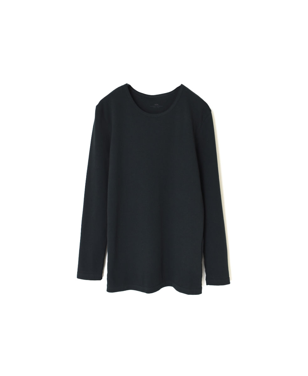 GNSL23862 (Tシャツ) 40/1 HIGH GAUGE COTTON RIB CREW-NECK L/SL T-SHIRT