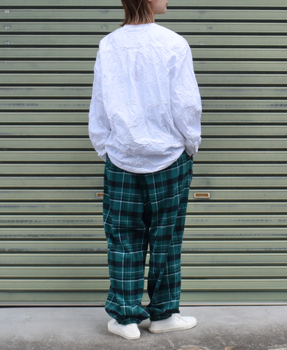 NVL2311W (シャツ) 40'S ORGANIC POPLIN CREW-NECK L/SL OVERSIZED SHIRT