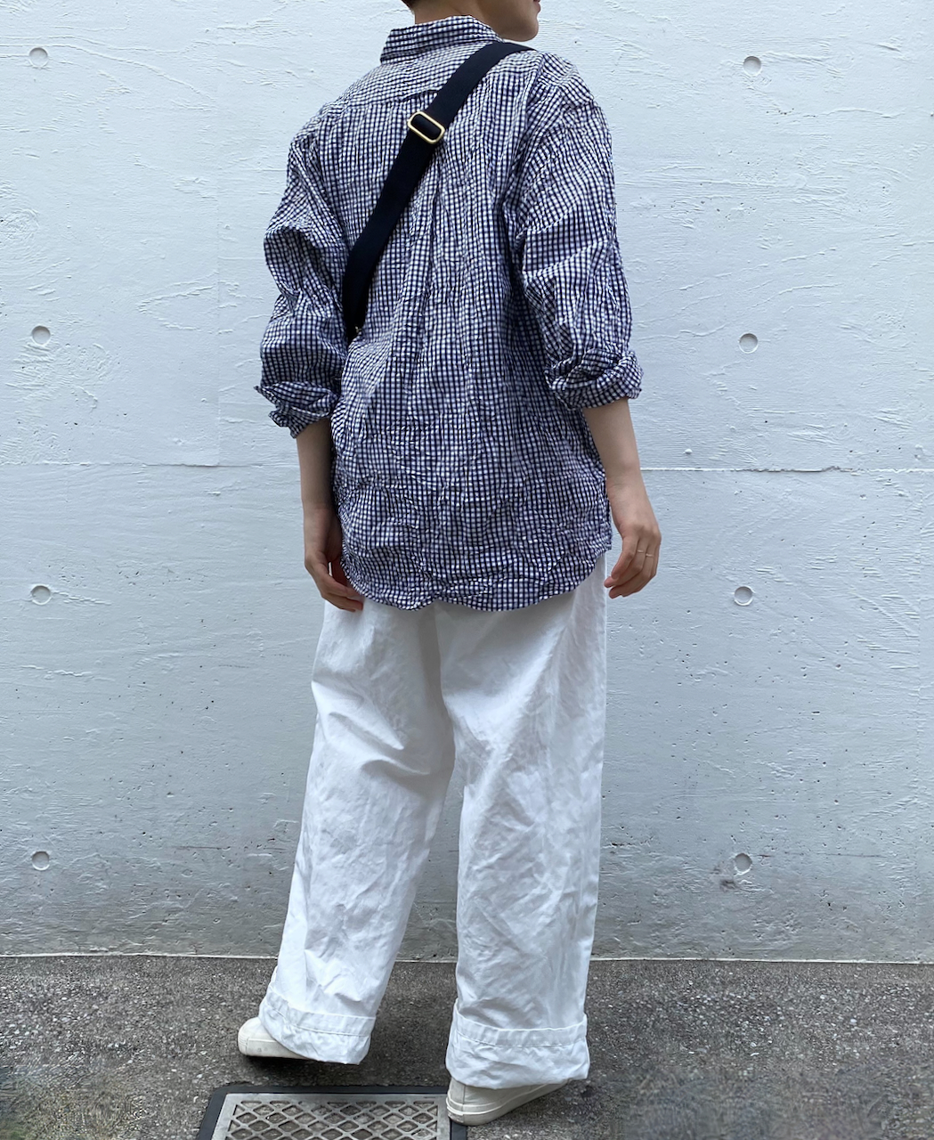 NAM1203KCL (パンツ) COTTON LINEN ONE-TUCK PANTS