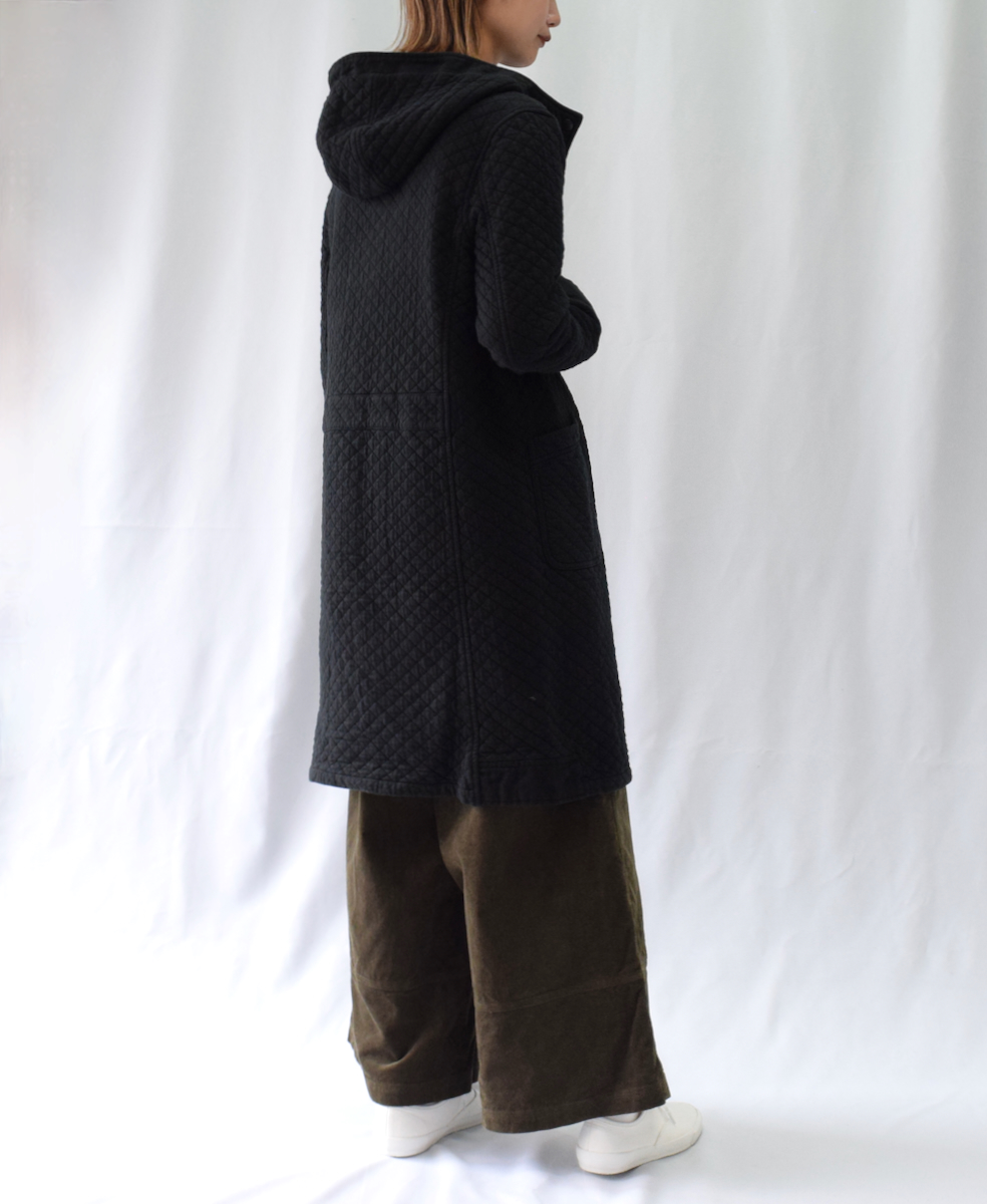 NAM0553 (コート) COTTON QUILT HOODED COAT